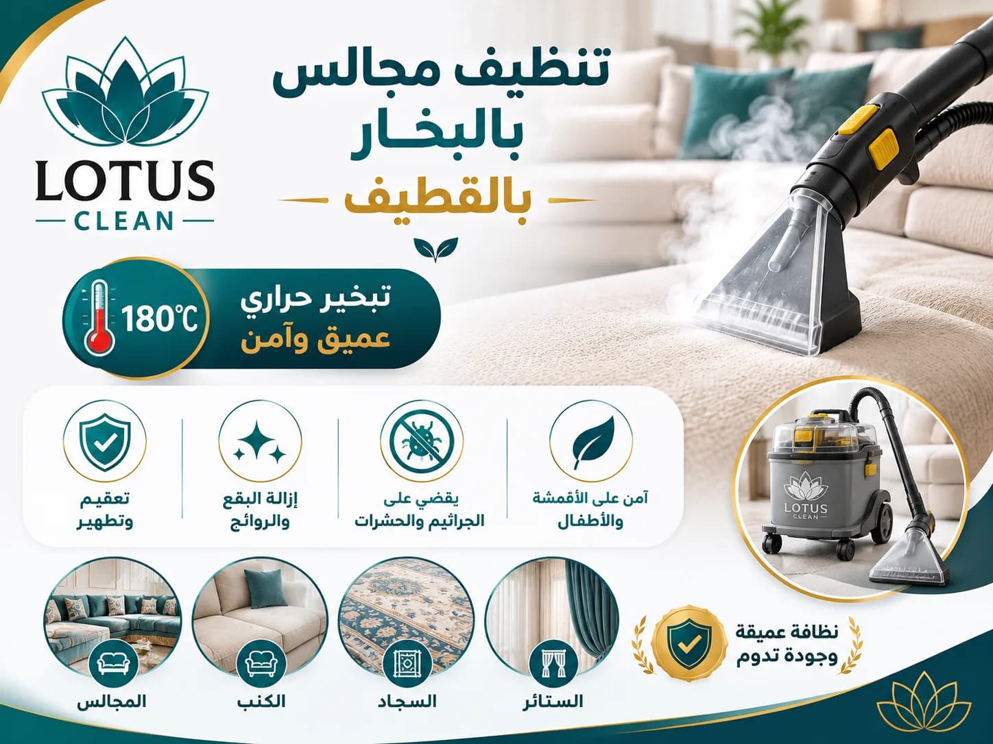 إنفوجرافيك مزايا التبخير الحراري بالقطيف