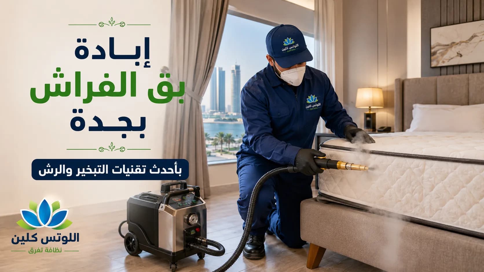 شركة إبادة بق الفراش بجدة بأحدث تقنيات التبخير والرش - اللوتس