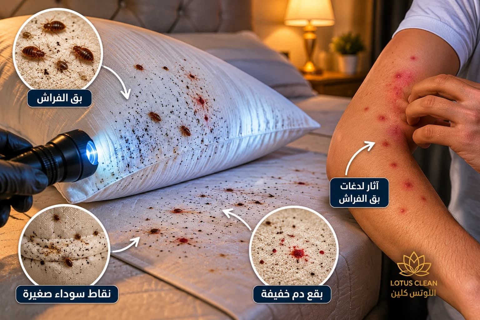 تأثير مناخ الباحة الجبلي ومدى مساهمة الرطوبة في تكاثر انتشار حشرة بق الفراش