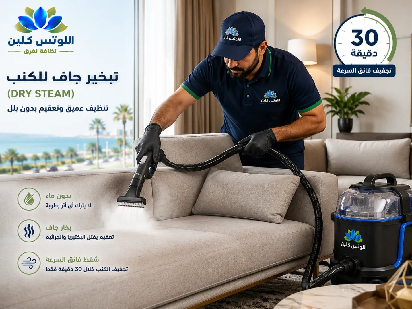 نتائج غسيل سجاد بالبخار بالباحة قبل وبعد - تجديد الوبرة والألوان