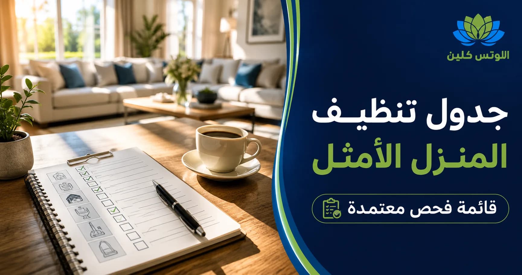 جدول تنظيف المنزل الأمثل: قائمة فحص أسبوعية وشهرية وموسمية قابلة للطباعة
