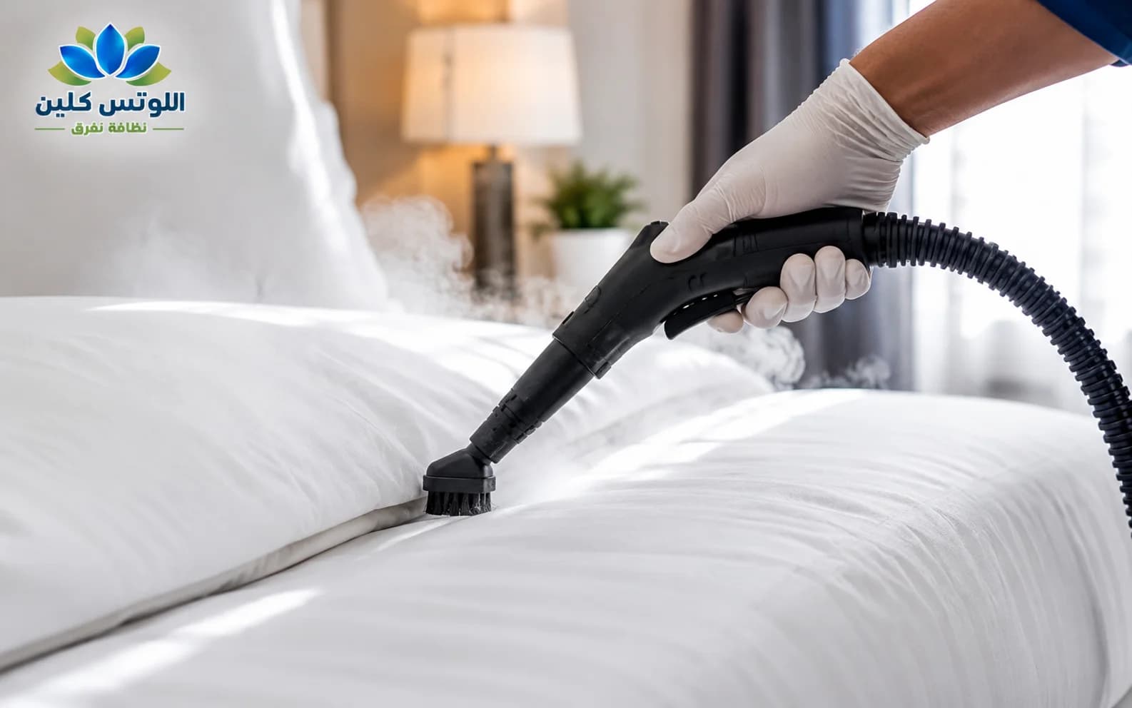تعقيم المراتب والأثاث بالبخار الحار للتخلص من البراغيث