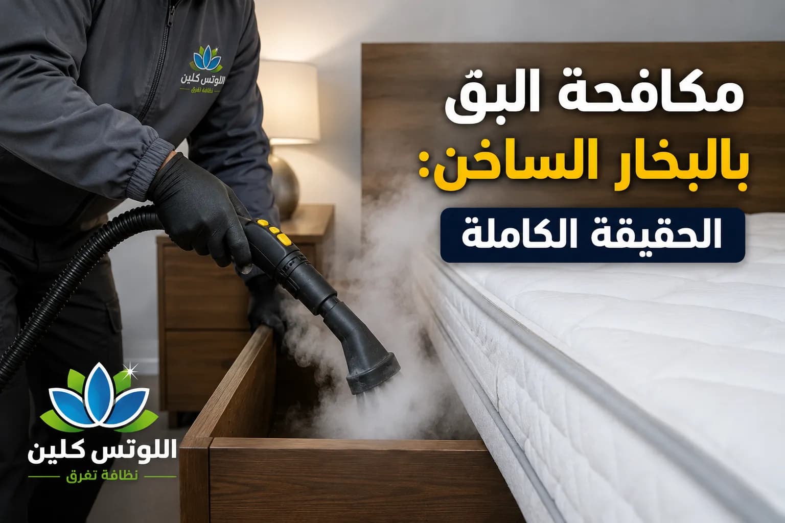مكافحة البق بالبخار الساخن: الحقيقة الكاملة وهل يقضي عليه نهائياً؟