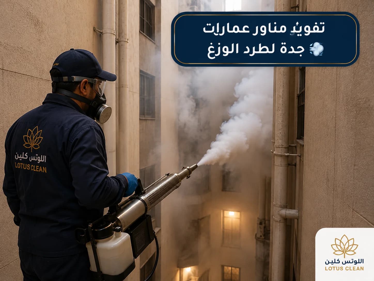 تفوير مناور عمارات جدة لطرد الوزغ