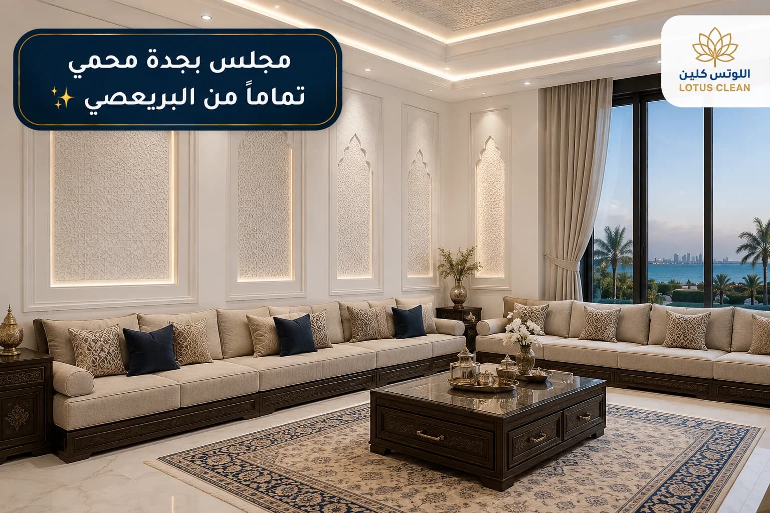مجلس بجدة محمي من البريعصي والوزغ
