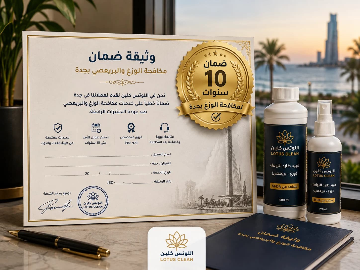 ضمان خطي 10 سنوات بجدة