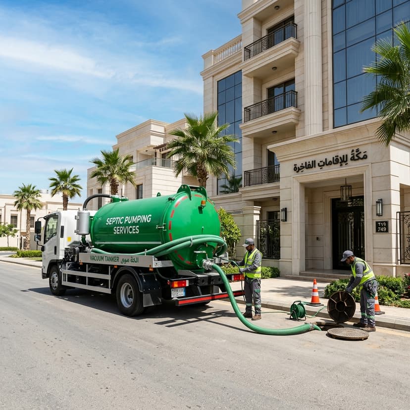 شركة شفط بيارات بمكة وايت سحب 12000 لتر
