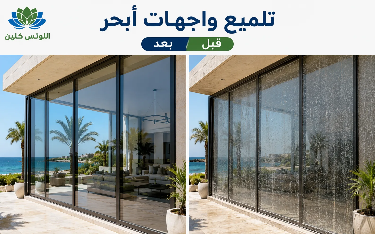 نتائج قبل وبعد تنظيف المنازل بحي أبحر الشمالية