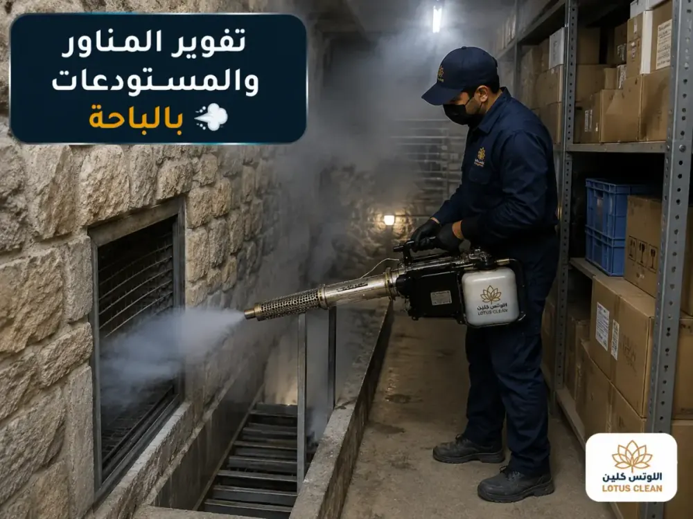 تفوير المناور والمستودعات بالباحة
