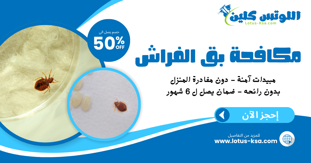 شركة مكافحة بق الفراش في السعودية - اللوتس