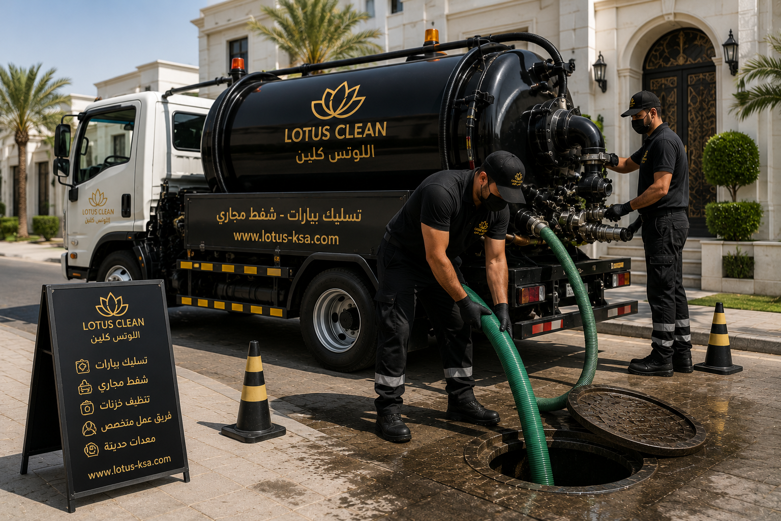 وايت شفط بيارات حديث وصديق للبيئة بجدة