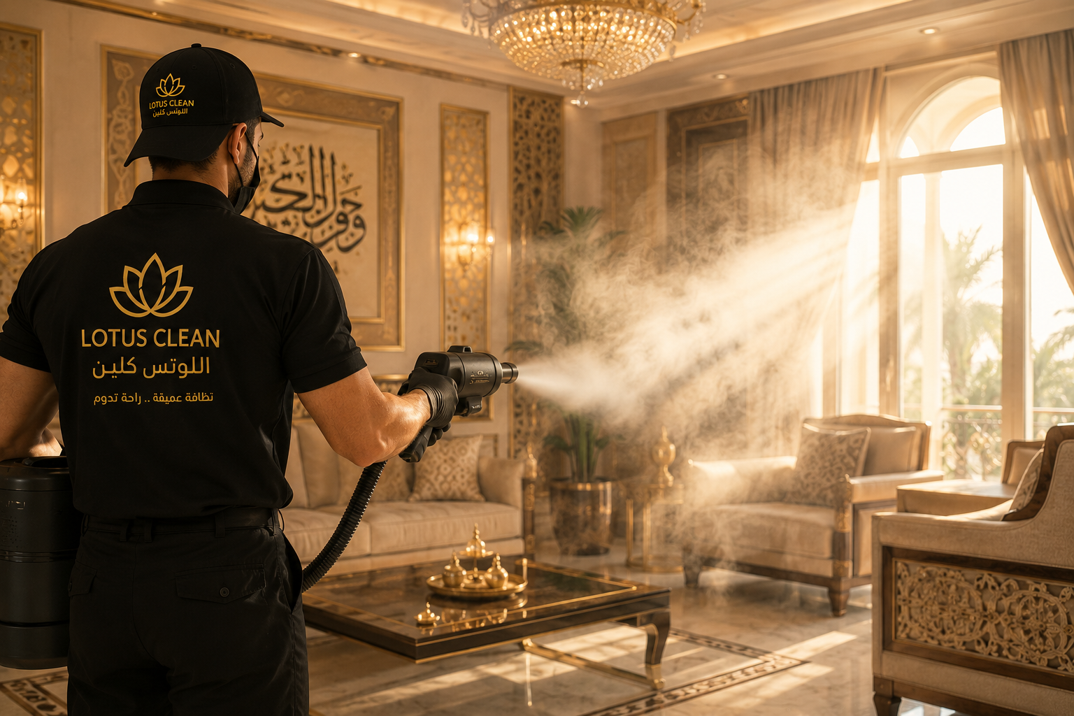 التعقيم بالبخار تعقيم بالبخار رذاذ ناعم داخل المنزل